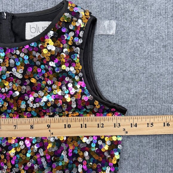 Blush by US Angels Multicolor Sequins Party Dress Eras Tour Taylor Swift Girls 8 - Picture 8 of 11